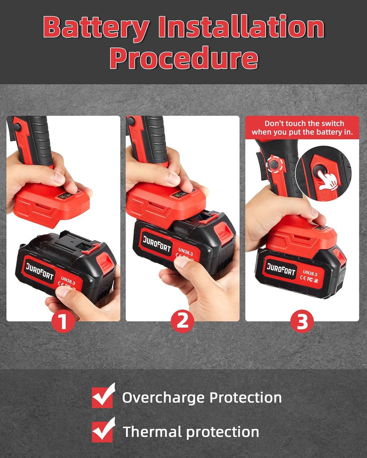 Durofort 21V Cordless Angle Grinder B0D633SY1Z | جلخ بمحرك بدون فحمات