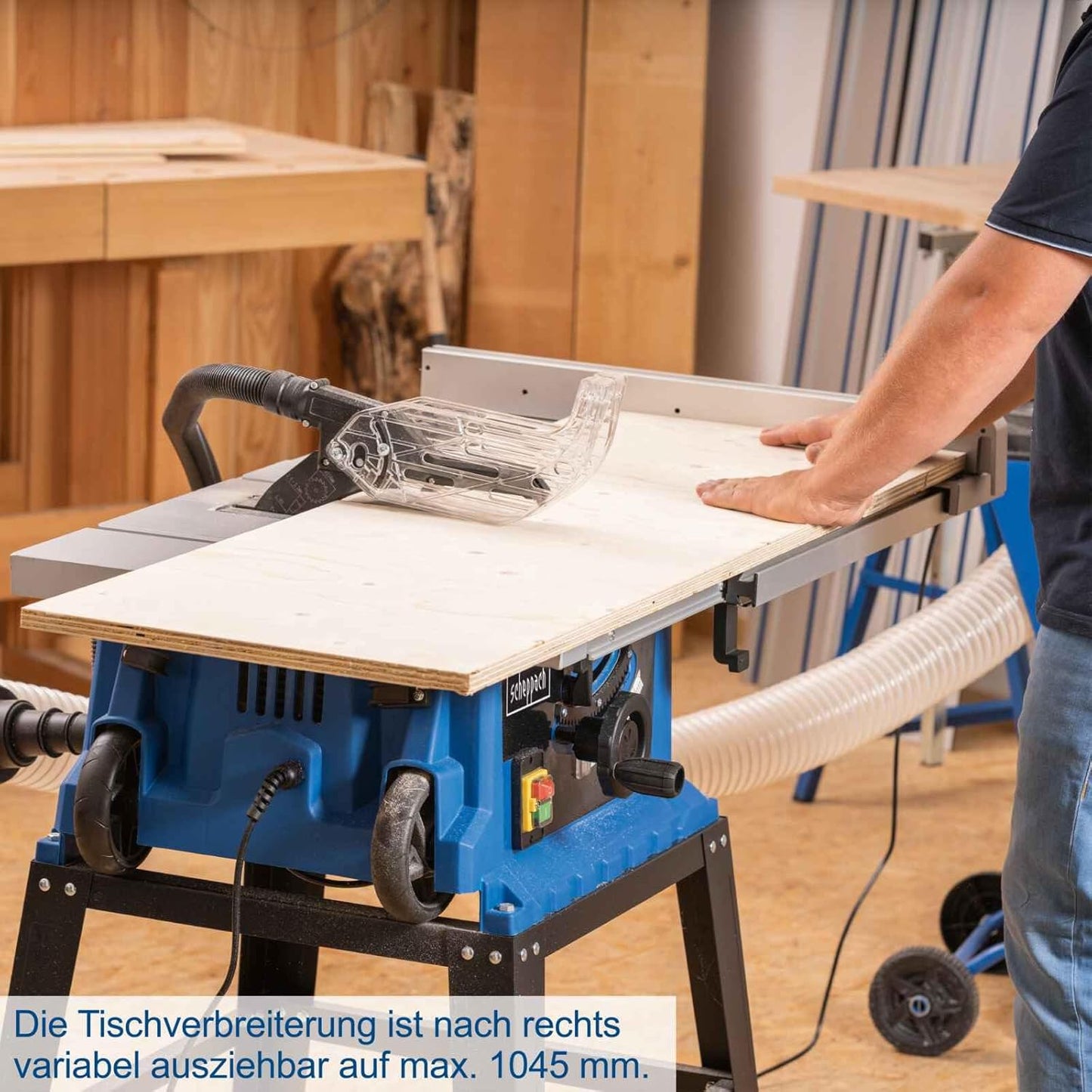 Scheppach HS105 Table Saw with Base Frame |2000 W