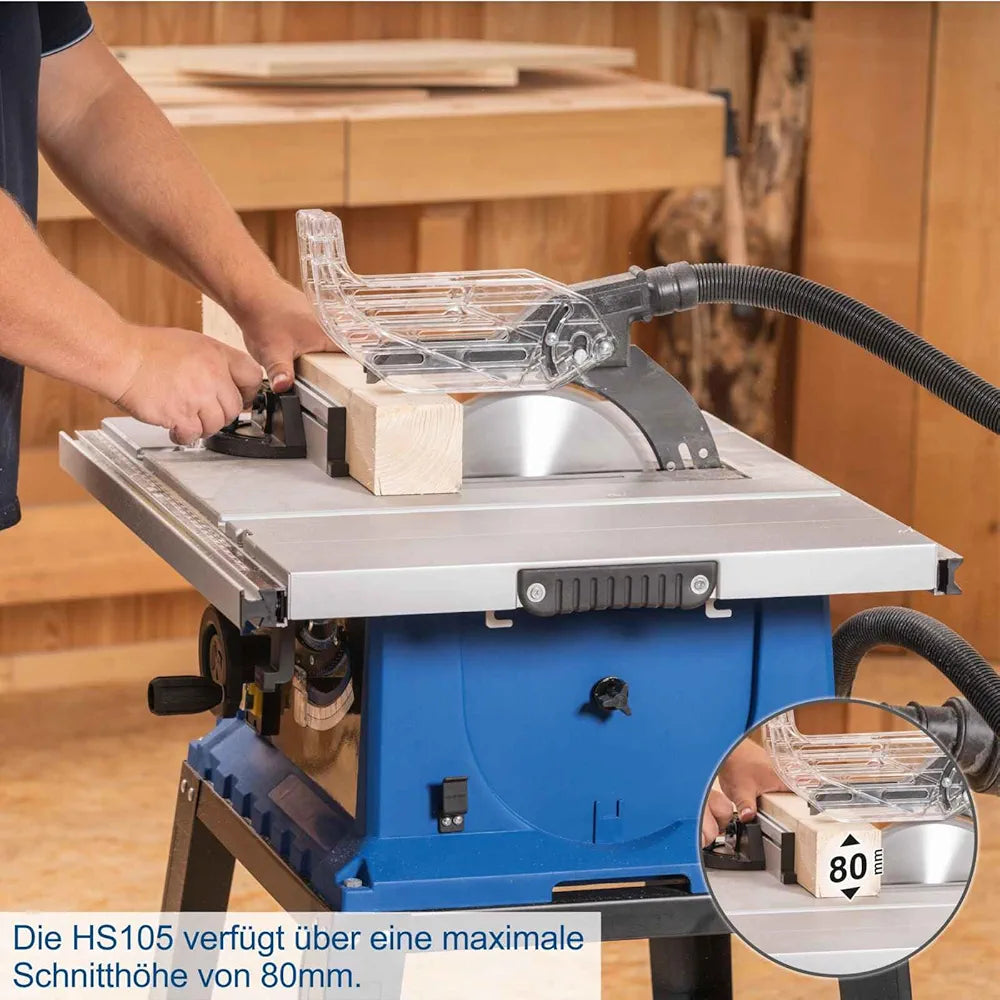 Scheppach HS105 Table Saw with Base Frame |2000 W