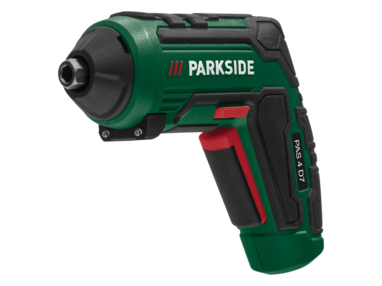 Parkside Cordless Screwdriver 4 V - PAS 4 D7 with USB Charging Cable